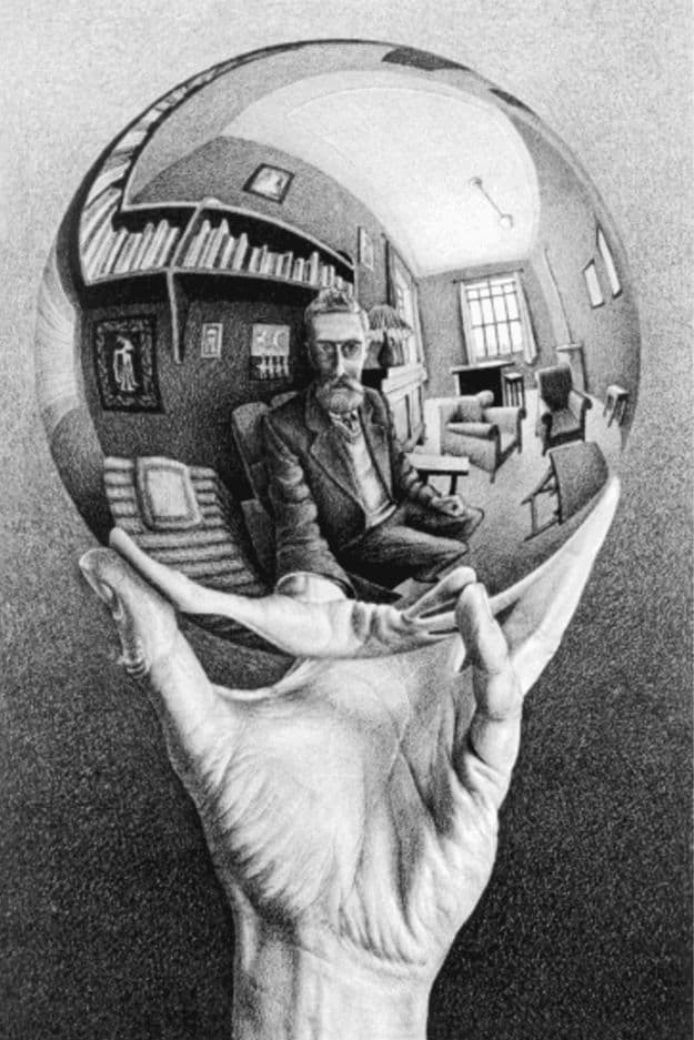 Inspiration for The World in a Reflecting Sphere - Haberdashers' Boys' School 11+ - 2016